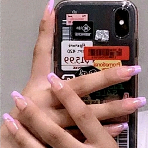 Barbie Lavender French nails - Picture 3 of 4